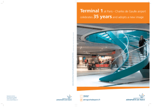 Charles de Gaulle airport celebrates 35 yearsand adopts a new image