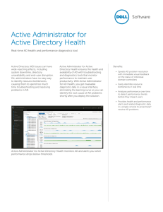 Active Administrator for Active Directory Health