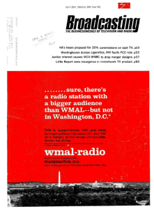 sure, there's than WMAL - - but not