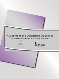 Assignment and Delegation Guidelines