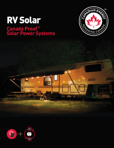 RV Solar - Canadian Energy