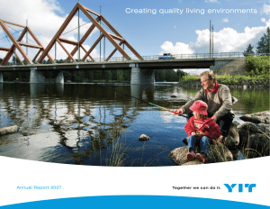 YIT Corporation Annual Report 2007