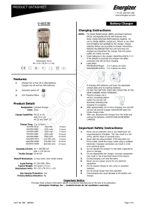V-6833B - Energizer Technical Information