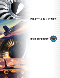 Brochure - Pratt & Whitney