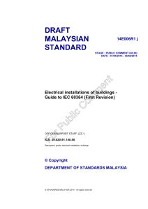 draft malaysian standard