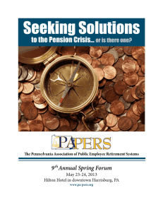 PAPERS Spring Forum Program Agenda - Pa