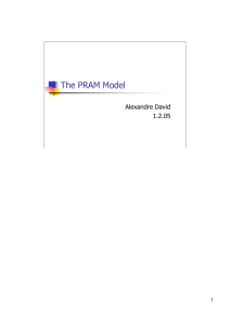 The PRAM Model