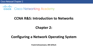 Cisco Netacad Chapter 2 - Mr. Schneemann's Web Page