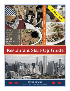 Restaurant Start-Up Guide