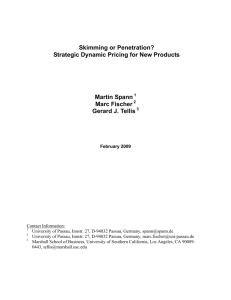 Skimming or Penetration? Strategic Dynamic Pricing for New Products