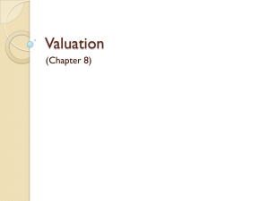 Valuation