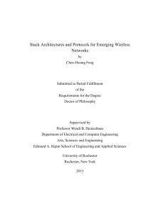 Stack Architectures and Protocols for Emerging Wireless Networks