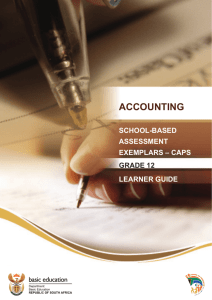 Accounting Learner Guide - Department of Basic Education