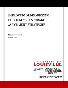 Improving order-picking efficiency via storage assignment strategies