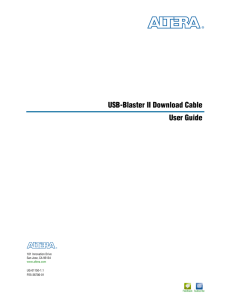 USB-Blaster II Cable User Guide