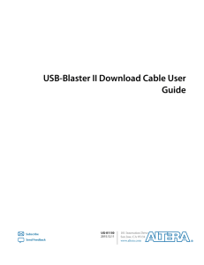 PL-USB2-BLASTER Datasheet