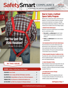 Confined Spaces - SafetySmart Compliance