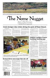 August 21 - The Nome Nugget