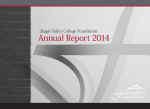 Annual Report 2014 - Skagit Valley College