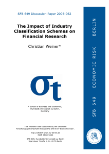 The Impact of Industry Classification Schemes on Financial