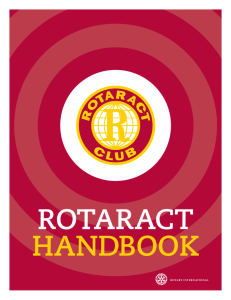 Rotaract hanDbook i - Rotary International
