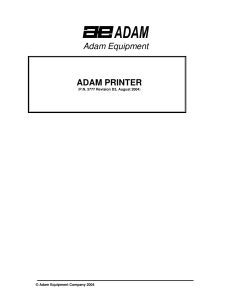 Adam Equipment ADAM PRINTER