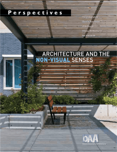 architecture and the non-visual senses
