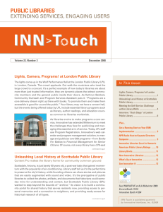 INN>T uch INN>T uch - Innovative Interfaces