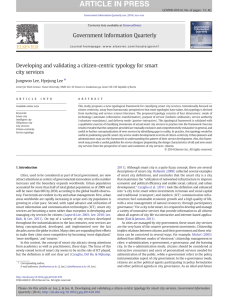 Developing and validating a citizen-centric typology for - e