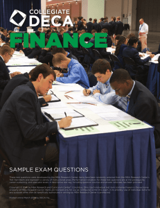 COL Finance Sample Exam