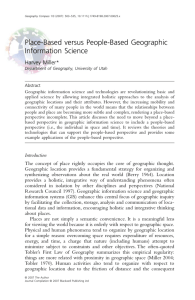 Place-Based versus People-Based Geographic Information Science