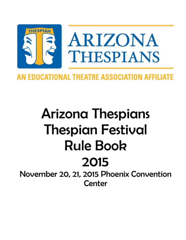 arizona thespian festival