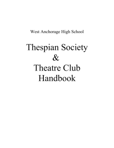 Thespian Handbook