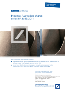 Income: Australian shares - dbaccess