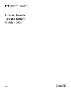 2004 General Income Tax and Benefit Guide