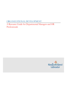 A Resource Guide for Departmental Managers and HR Professionals