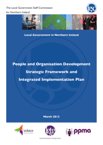 People and Organisation Development Strategic Framework and