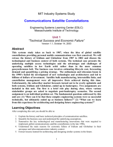 Communications Satellite Constellations
