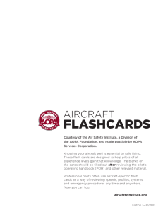 aircraft flashcards