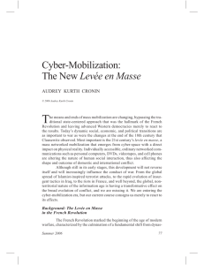 Cyber-Mobilization: The New Levée en Masse