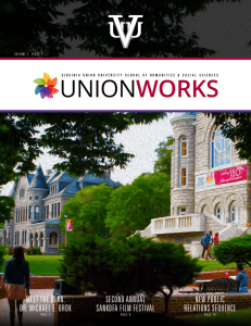 UNIONWORKS - Volume 1, Issue 1