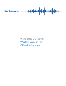 Wireless Voice in the Office Environment