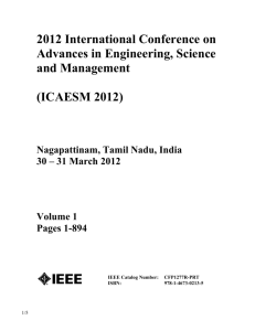ICAESM 2012 - Proceedings.com