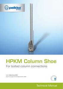 HPKM Column Shoe