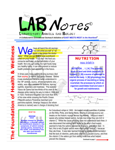 LAB Notes - Nutrition - FINAL COPY