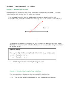 Chapter 2 The Cartesian Coordinate System, Lines and Circles