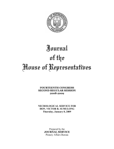 PDF, 266k - House of Representatives