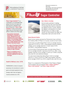 Sugar Controller - Pharmachem Laboratories, Inc.