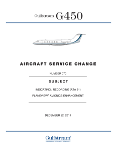 AIRCRAFT SERVICE CHANGE