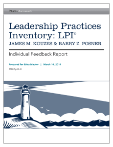 Leadership Practices Inventory: LPI®